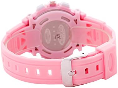 Pasnew Girls Watch Kids Analog Digital Watch Waterpfoof Sports Plastic Boys Girls Wrist Watch 048g White