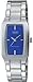 Casio Women's Core LTP1165A-2C Silver Stainless-Steel Analog Quartz Watch with Blue Dial