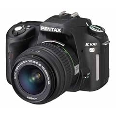 Pentax K100D Digitalkamera (6 Megapixel, Bildstabilisator) mit DA 18-55 / 3,5-5,6 Objektiv, schwarz