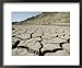 Cracked Earth Lies at the Bottom of the Arenos Reservoir Near Pueblo De Arenos Associ...