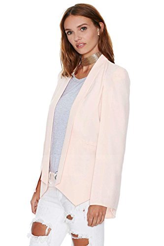 Summerwhisper Women's Solid Open Front Cape Blazer Shawl