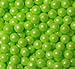 Lime Green Pearl Candy Beads - Mini Jawbreaker-5 lbs.