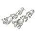 Boutique Quality Austrian Crystal and Facet Glass Cascade Drop Earrings Fashion Jewelry