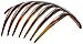 Caravan Jeweled 7 Tooth French Twist Comb In Tortoise Shell And Sprinkled With Crystals And Studs
