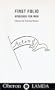 The First Folio Speeches for Men (Oberon Book)