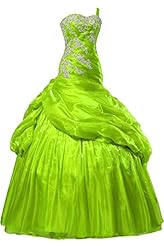  Organza  Applique Lace  Ball Gown Evening Dress/Prom Dress/Quinceanera Dress/Party Dress/Wedding Dress  With Ruffles