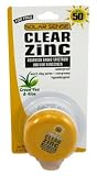 Solar Sense Clear Zinc Advanced Sun Protection for Face, SPF 50, Green Tea & Aloe .5 oz (14 g)