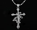 41mLAj8Fv5L. SL160  Leo cross designs Stainless Steel pendant men necklace chain for men