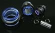 UV Acrylic Blue Color Plugs 2g - Sold as Pair