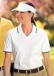 Port Authority Signature Ladies Cool Mesh Sport Shirt with Tipping Stripe Trim