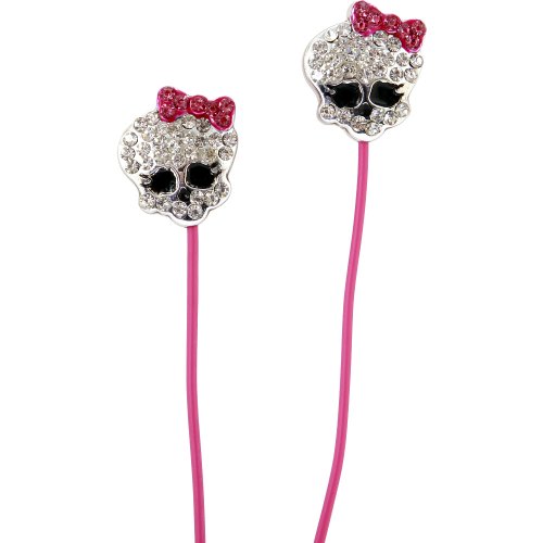 Monster High 11548 Monster High Skull Bling Earbuds with Charm Mic