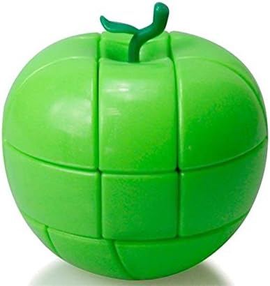 3X3X3 Apple Magic Cube Toys Puzzle Toy Professional Speed Cube Intelligence Toys - Green