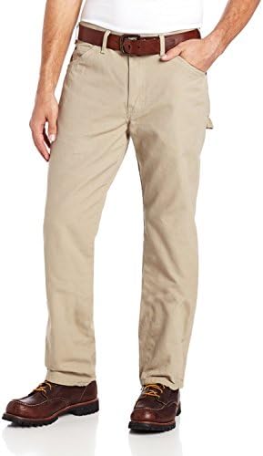 Jugui Life Men's Relaxed Fit Straight-Leg Duck Carpenter Jean Rinsed Desert Sand 38W x 36L