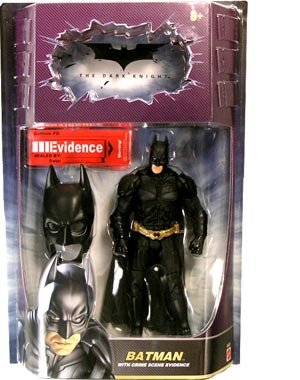 The Dark Knight Movie Master UNMASKED CHASE BATMAN with CRIME SCENE EVIDENCE 6"