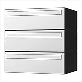 ナスタ:D-ALL　集合郵便受箱（屋内仕様）3戸用　前入後出 KS-MB4101P-3PK-W