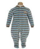 : Petit Lem Velour Blue Dog Footy