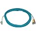 10Gb Fiber Optic Cable, LC/ST, Multi Mode, Duplex - 5 Meter (50/125 Type) - Aqua