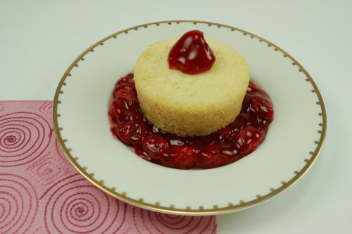 6 pc. Mini NY Style Cheesecakes w  Cherry Topping by Cheese Cake City