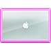 Dual Material Skin 13 - Pink For Apple Macbook Pro
