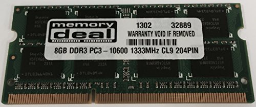 8GB DDR3 PC3-10600 1333mhZ CL9 204Pin SO-DIMM Memory RAM 8 GB SO-DIMM for Dell Precision Mobile Workstation M4600