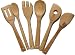 6-PC Bamboo Cooking Wok SET Spoons