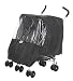 Baby : Protect-a-Bub Black Twin Rain Snow Wind Stroller Jogger Cover