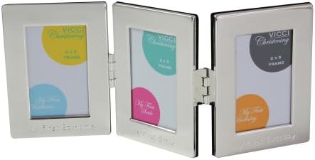 Triple Folding Silver Plated Photo Frame by VICCI