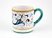 Hand Painted Italian Ceramic Mug Ricco Deruta - Handmade in Deruta