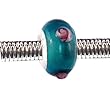 Pandora Style Charm Bead (Z53) Murano Style / Lampwork Glass (14mm x 8mm) (fits Troll too)