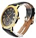 Mens Lucien Piccard Leather Gold Tone Watch 28162YL Mens Lucien Piccard Leather Gold Tone Watch 28162YL