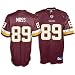 Santana Moss Jersey: Reebok Dark Red Replica #89 Washington Redskins Jersey - Small