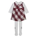 Newborn Girls' Classic Pooh 3pc Dress Set - Allspice
