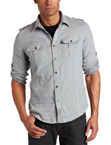 Calvin Klein Jeans Men's Solid Double Layer Long