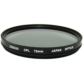 Zeikos ZE-CPL72 72mm Multi-Coated Circular Polarizer Filter