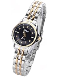 (ONLYOU) New Quartz Watch Wrist Watch with Stainless Steel Band for Lady - Black SWWM1-179989