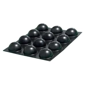 Bump Dots Small Black Round 25 per package by Maxi-Aids