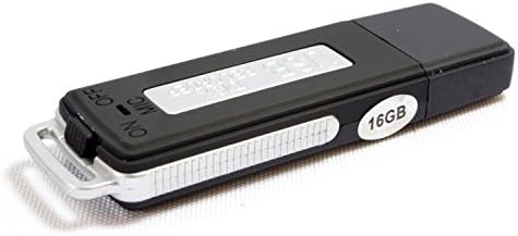 IBJenny(TM) Mini USB Hidden Spy Pen Audio Voice Recorder - Flash Drive U Disk / Multifunction / Black / 16GB / 1-Year Warranty