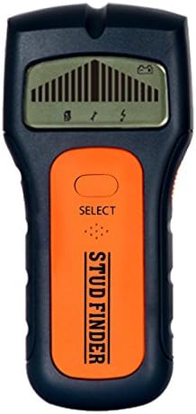 Stud Finder, Chaldean Electric Stud Sensor Multifunction Detector for Locating Stud, Metal, Live AC Wires, Large LCD Screen and With 9V Battery