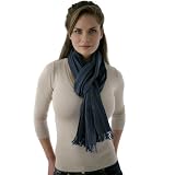 Handmade Colourful Striped Wool Scarf -Dyed using flowers and natural plants