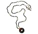 African Jade and Peridot Prosperity with Peridot Necklace with Coin - 16 1/2