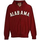 Izod Alabama Crimson Tide Crimson Distressed Full Zip Hoody Sweatshirt