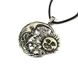 Windblown Pewter Pendant On Corded Necklace, The Celestial Collection