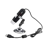 D-CLICK TM High Quality 50X to 500X 8-LED USB Digital Microscope 2.0MP Video Camera With Hands Free Stand (500X)