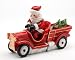 Cosmos Santa on Firetruck Salt and Pepper Set, 6-1/2-Inch Long