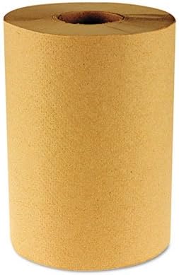 Hardwound Paper Towels, Nonperforated 1-Ply Kraft, 800ft, 6 Rolls/Carton, Total 6 RL, Sold as 1 Carton
