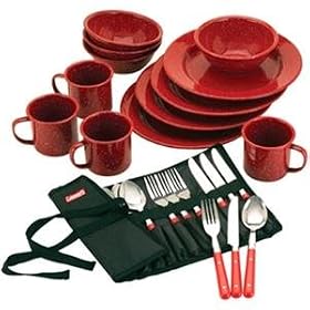 Coleman Enamelware Dining Kit - 24 Pieces