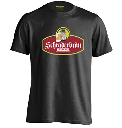 Schraderbrau Logo Hank Schrader Hanks Homebrew Beer Parody Funny Cool Tee
