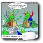 Londons Times Funny Society Cartoons - Alien Political Debates - Mouse Pads