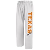 NCAA Texas Longhorns White Cozy Fleece Pant (White, Medium)