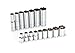 TEKTON 11451 1/4-Inch Drive Socket Set, Inch, 22-Piece